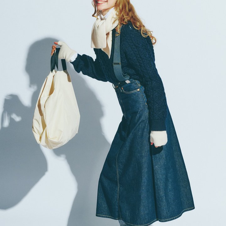 ワードローブにプラスしたい！着回し力抜群のデニムスカートのコーデ【本日のFUDGE GIRL-1月12日】