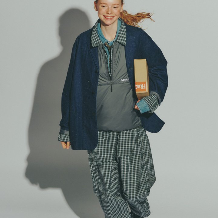 ジャンプスーツに合わせたい!冬のデニムジャケットの使い方【本日のFUDGE GIRL-1月11日】