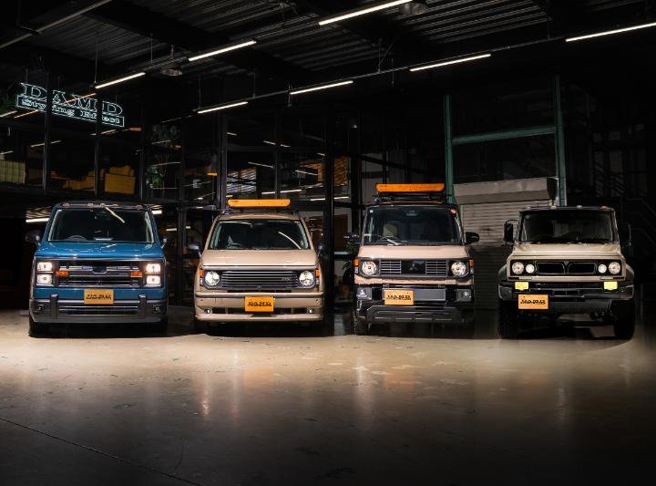 人気車種をレトロにカスタムする《ダムド》の新作ボディキットが「TOKYO AUTO SALON 2026」にてお目見え