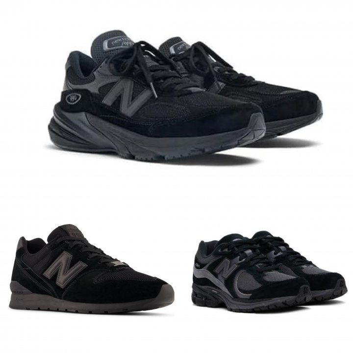 【大人の足元は黒がいい】オールブラックの《ニューバランス》で、いつものコーデを格上げ