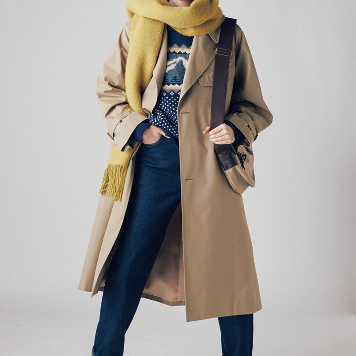 濃紺のデニムをセレクトするだけで、上品なトラッドスタイルが完成【本日のFUDGE GIRL-1月20日】