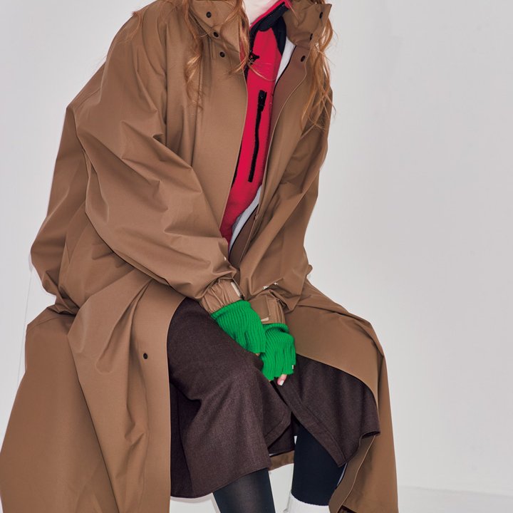 意外性のある色をちょっとだけ差し色に入れてみて【本日のFUDGE GIRL-2月21日】