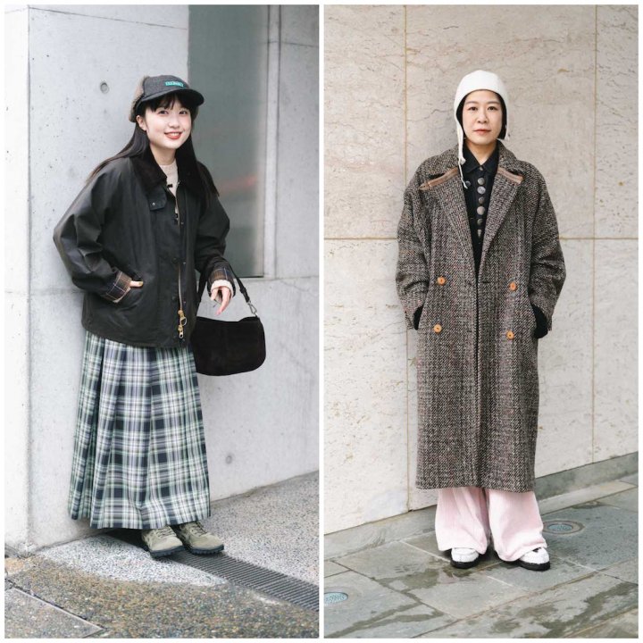 真冬の“チェック”スタイル5選。定番柄をコーデのアクセントにしよう【TOKYO SNAP】