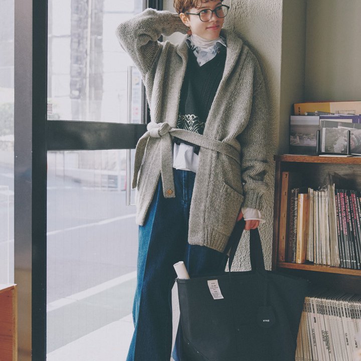 やっぱりまだまだ寒い。ニット×ニットでぬくぬくコーデ【本日のFUDGE GIRL-2月24日】