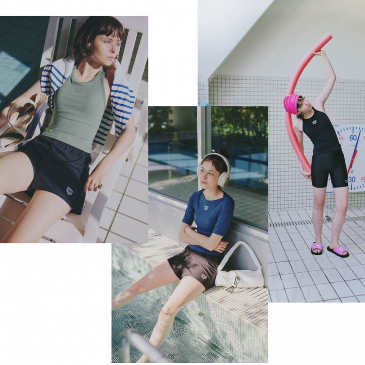 おしゃれなあの子は《アリーナ》のスイムウェアでジム通い。プールでも洒落る、フィットネス水着3選をチェック。