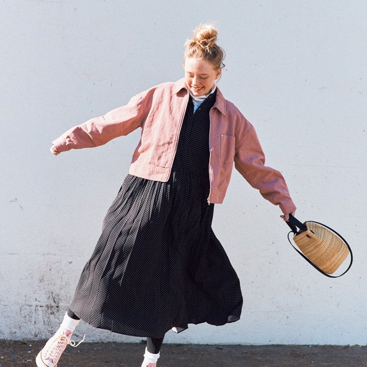 春爛漫！ ピンクのデニムジャケットを着てお出かけしよう【本日のFUDGE GIRL-3月31日】