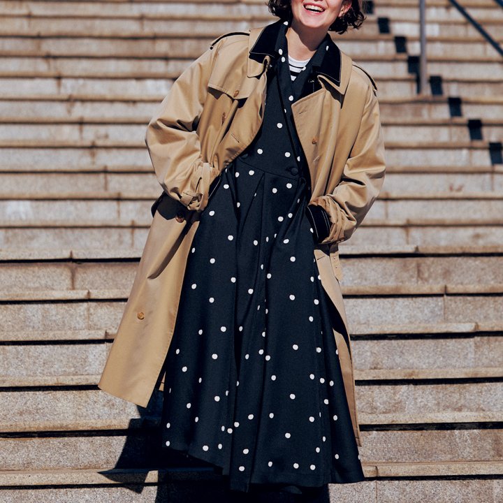 永遠にかわいい！ドット柄のワンピースコーデ【本日のFUDGE GIRL-4月7日】