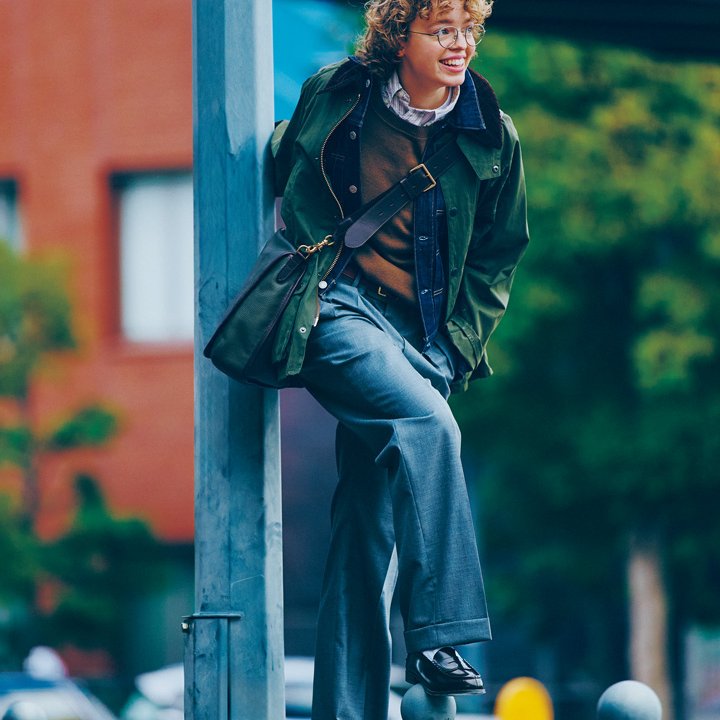 おしゃれが楽しい春は、メンズライクなスタイルにも挑戦して【本日のFUDGE GIRL-3月13日】