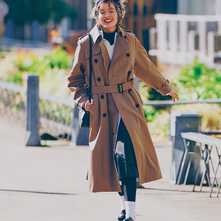 待ってたよ、春。トレンチコートが主役の季節【本日のFUDGE GIRL-3月12日】