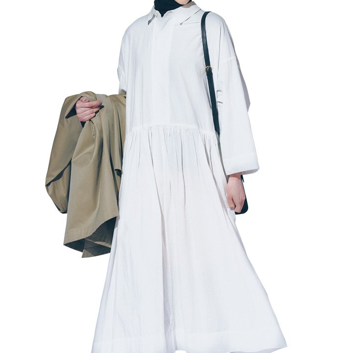 真っ白なワンピースコーデはブラックの割合を意識して【本日のFUDGE GIRL-3月22日】