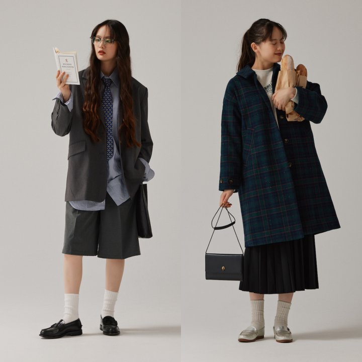 春はじめに履きたいローファーコーデ2選。ちょっとジェンツでちょっとカジュアルに【FUDGE FRIEND おしゃれさんの毎日コーディネート｜うさみ】