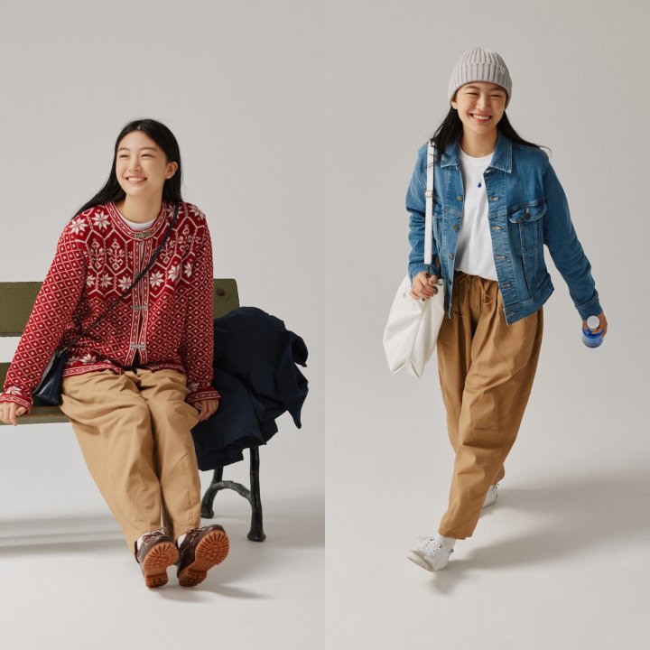 春の着回しはベージュパンツにおまかせ。ゆったりシルエットで今っぽく【FUDGE FRIEND おしゃれさんの毎日コーディネート｜栁沼芽以】　