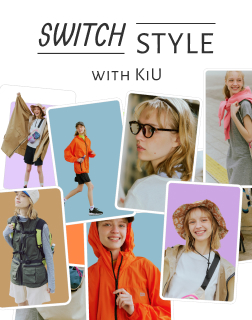 街からアウトドアまで。《キウ》と楽しむ春の着回しスタイル