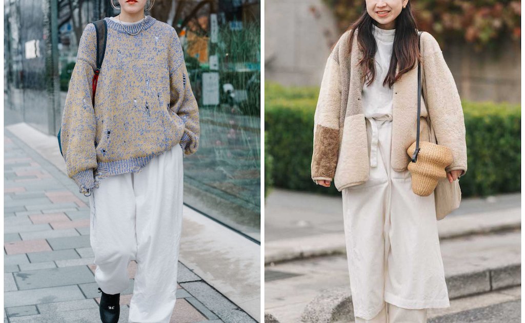新品！pois♡スプラッシュパンツMホワイト 春に活躍する“ホワイトパンツ”スタイル5選。抜け感のある色でコーデを