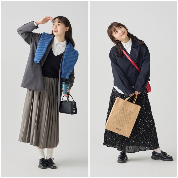 “ロングスカート”のお手本コーデ5選。ガーリーなお洒落さが可愛い【FUDGE FRIEND おしゃれさんの毎日コーディネート】