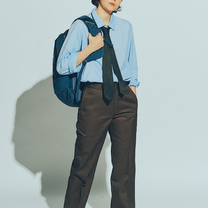 IVYスタイルにもしっくり馴染むバックパックのコーデ【本日のFUDGE GIRL-4月26日】
