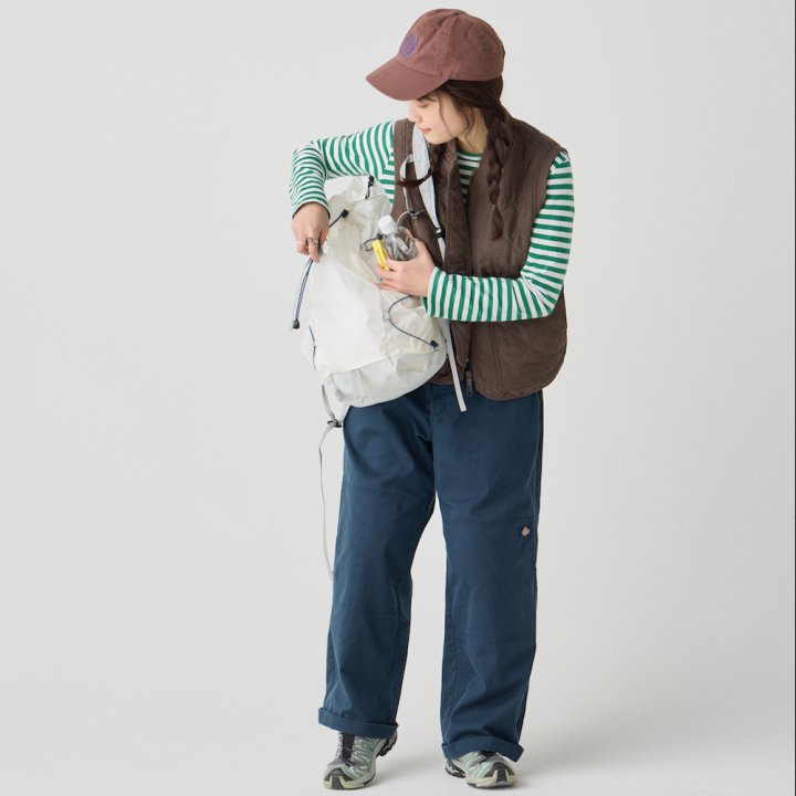 透け感のあるリュックって可愛くない？スニーカーやキャップで初夏はとことんアクティブに【FUDGE FRIEND おしゃれさんの毎日コーディネート vol.689｜大島花菜】