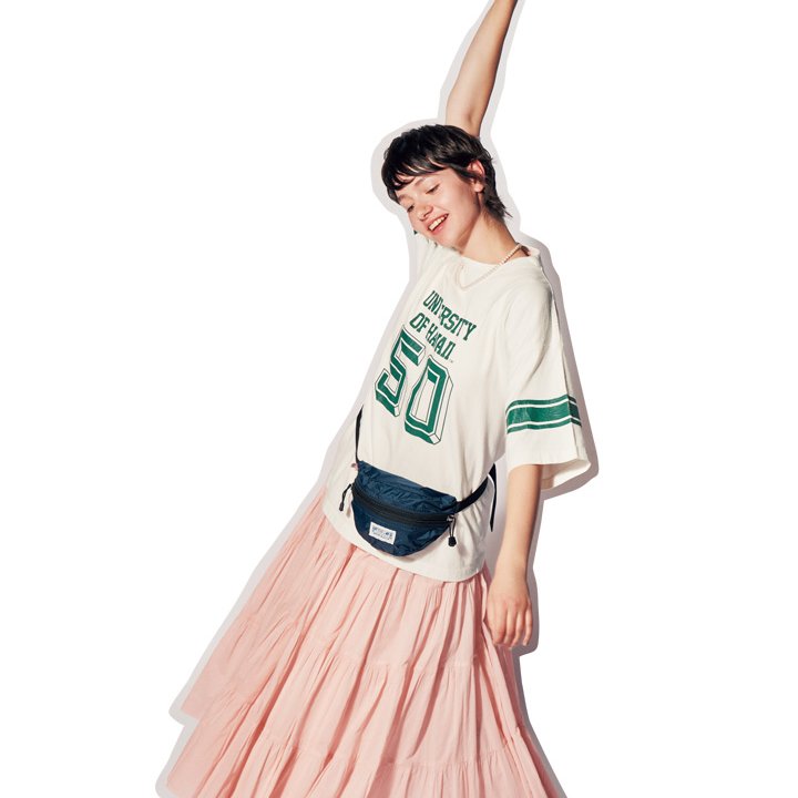 ロングワンピにTシャツを合わせて着こなし自由自在!【本日のFUDGE GIRL-7月9日】