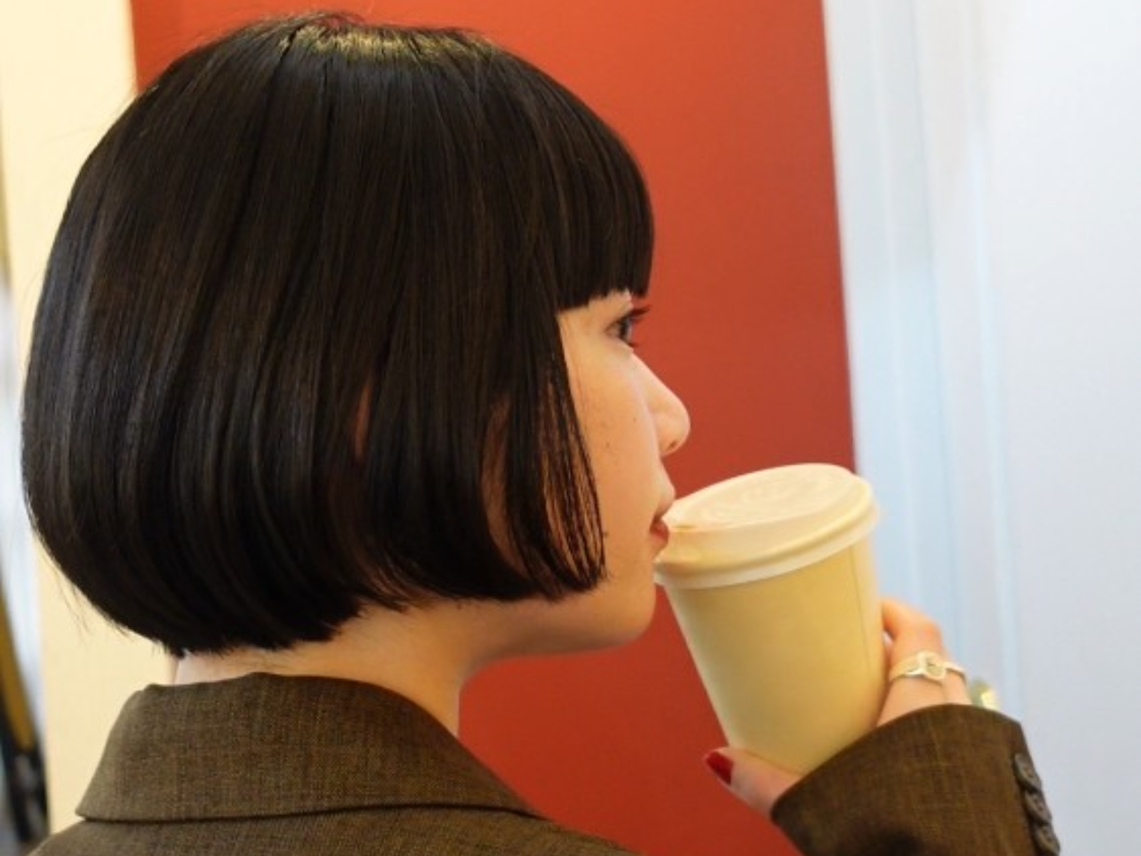 【1内巻きボブ】ストレートアイロンで丁寧に仕上げて
