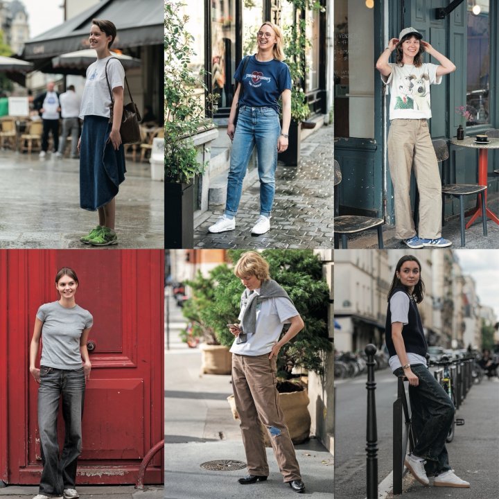 パリジェンヌ流こなれたTシャツコーデ10選|夏コーディネートを格上げする着こなしアイデア