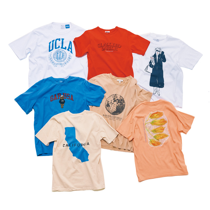 何枚あってもいいんです！　今から秋まで活躍するTシャツ7選