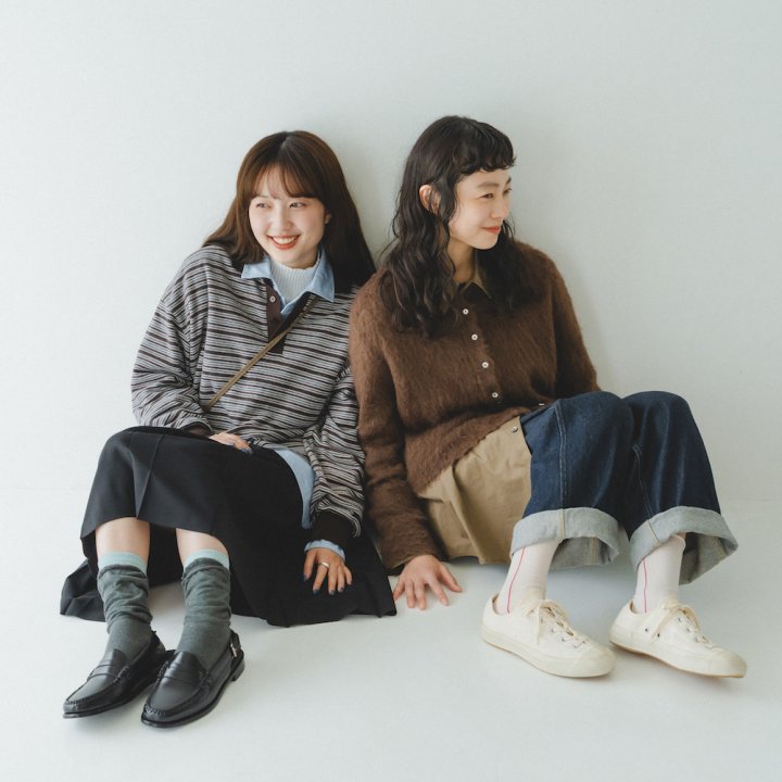 秋のおしゃれに欠かせないソックス。コーディネートの差し色に《靴下屋》× FUDGE FRIENDのカラーソックスはいかが？